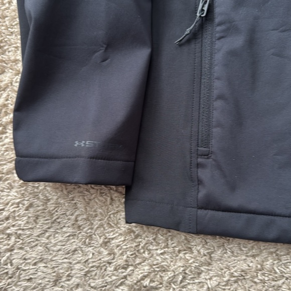 NWT Men's Under Armour ColdGear Black Infrared Shield 2.0 Soft Shell Size XXL - Picture 7 of 14